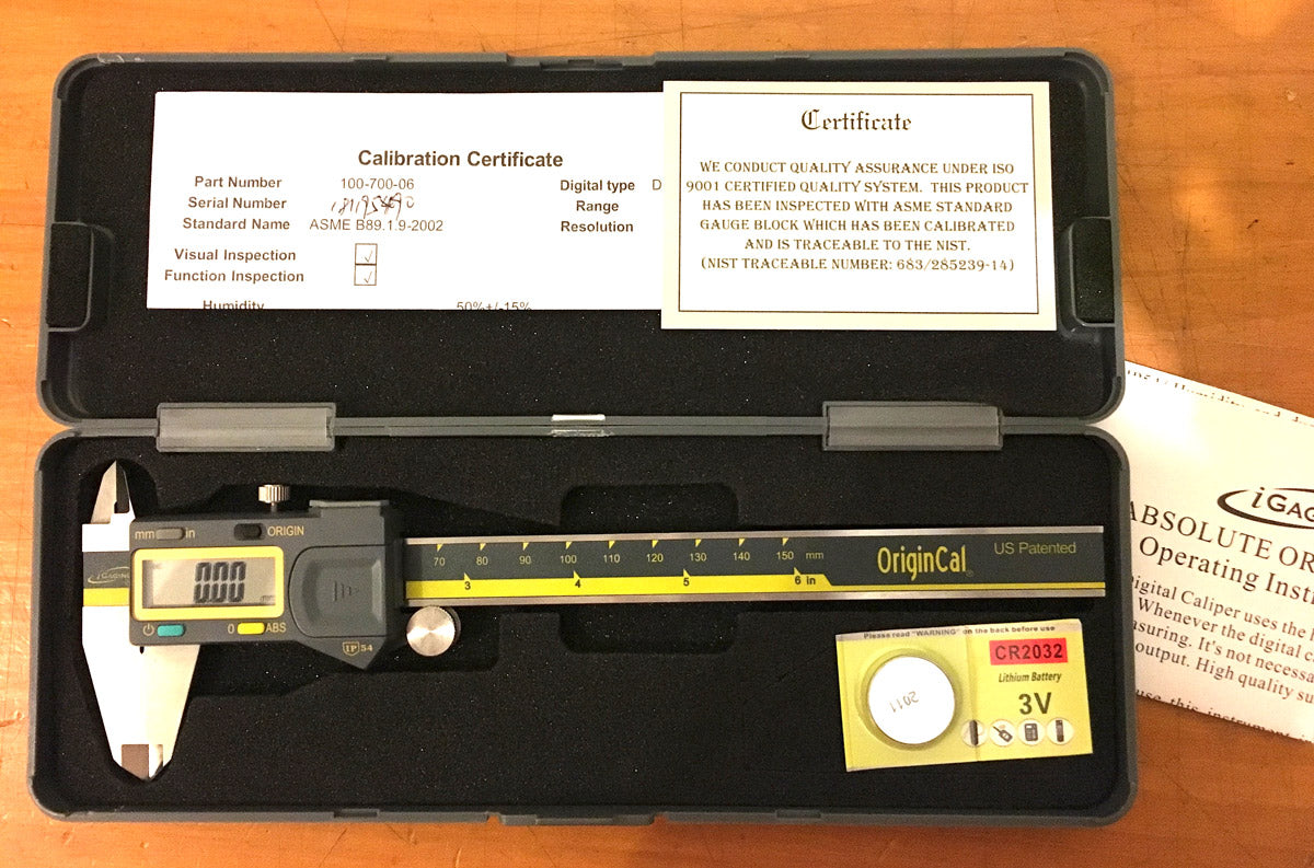 iGaging Original digital calipers – Interwoodshop